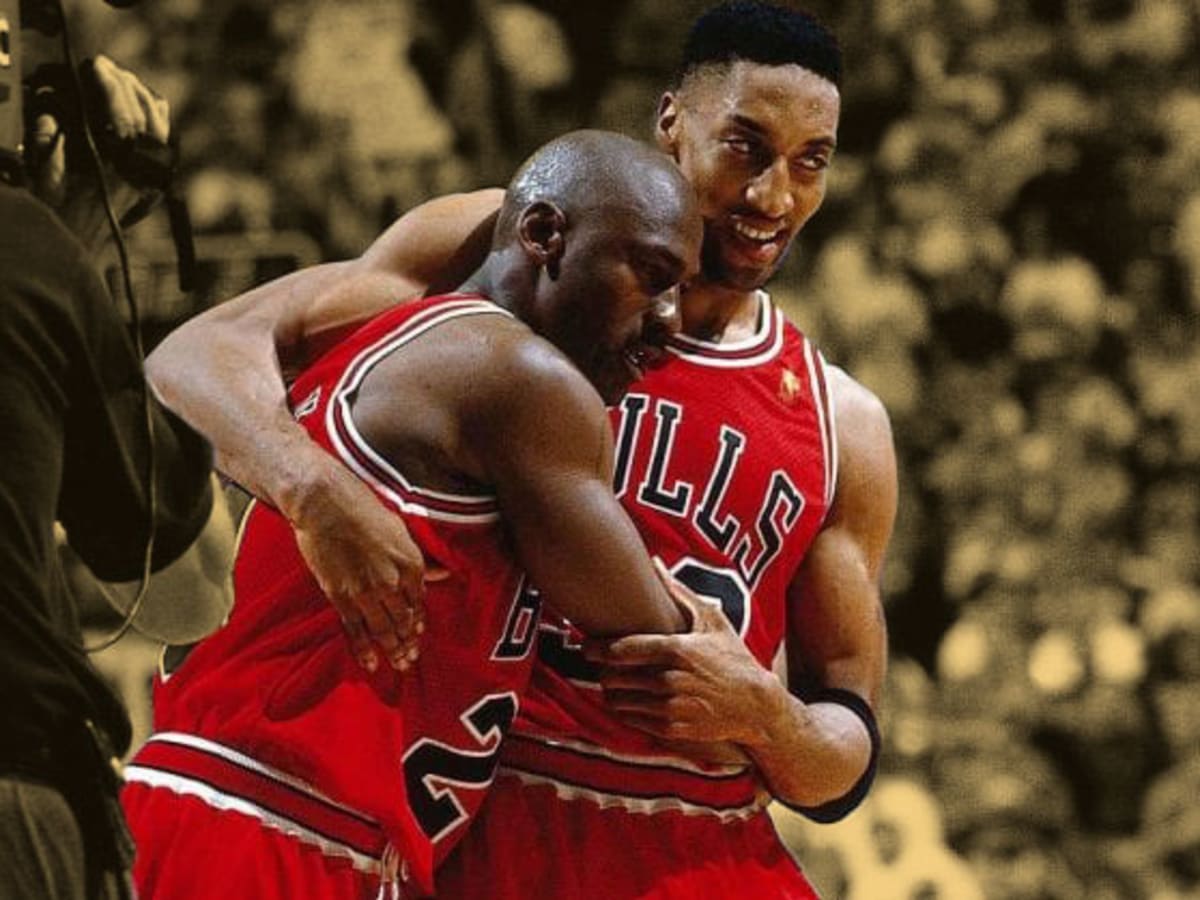 Michael jordan scottie pippen shop flu game