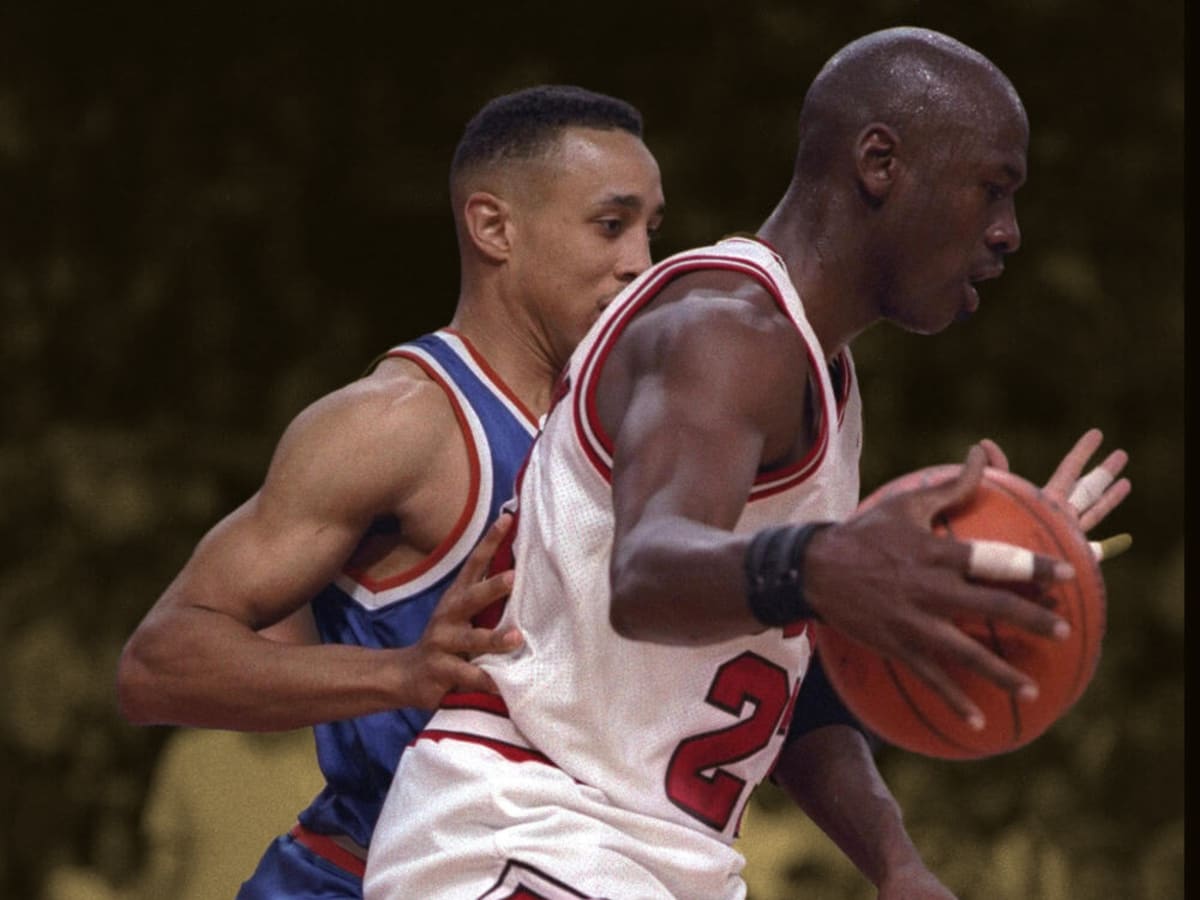 John starks michael jordan on sale
