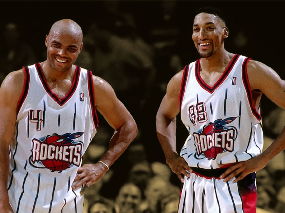Pippen sales rockets jersey
