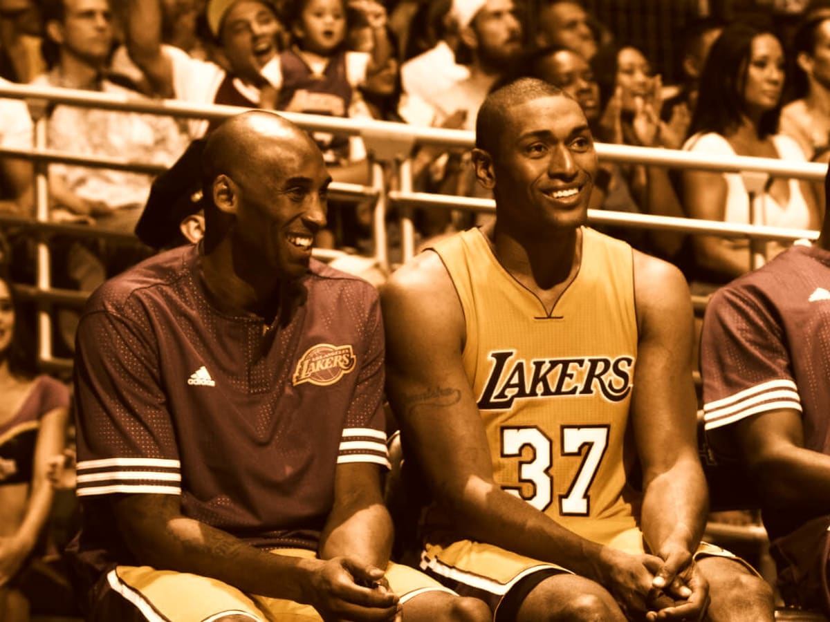 Unusual pitch by Ron Artest to Kobe Bryant immediately after 2008 NBA Finals Basketball Network Your daily dose of basketball