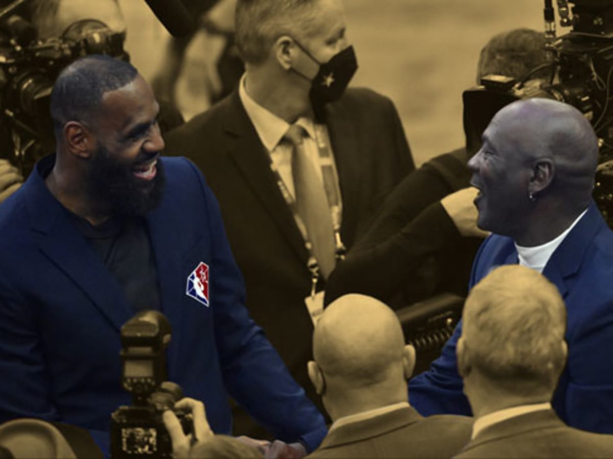 Lebron james cheap meeting michael jordan