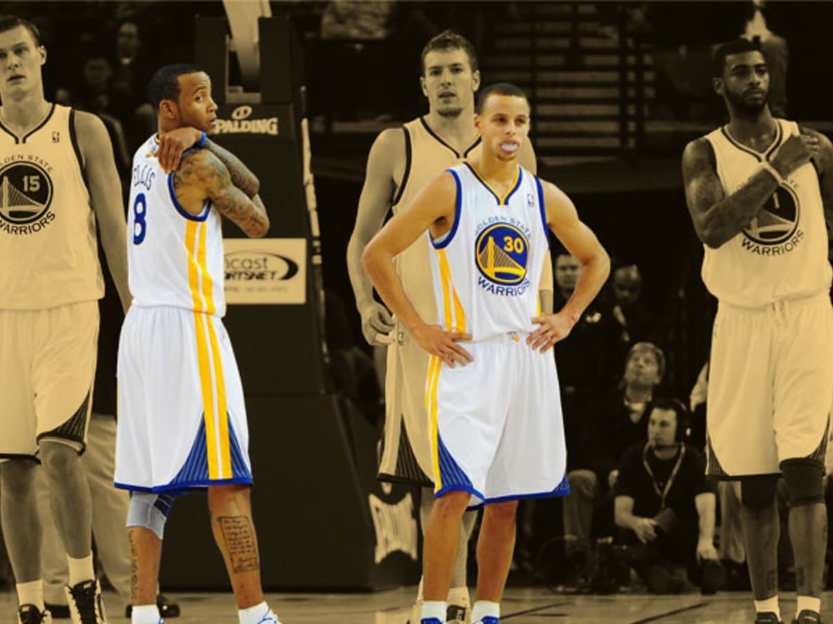 Stephen curry wearing shop monta ellis jersey