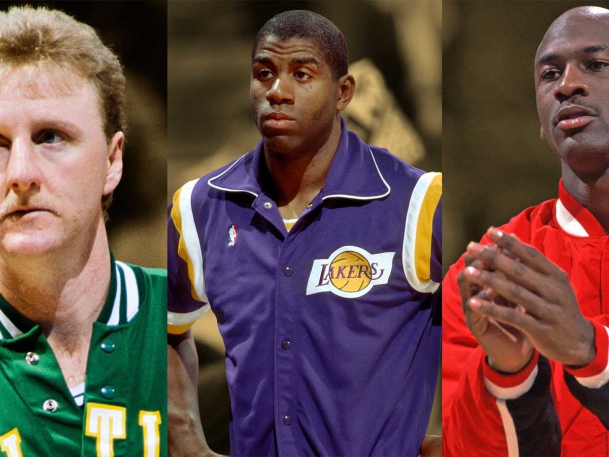 Magic johnson michael jordan larry bird sales