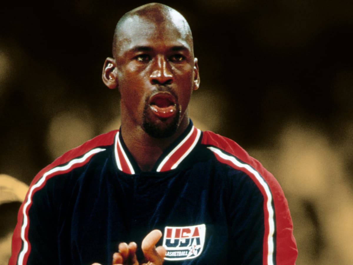Michael Jordan had a good reason to use the American flag to cover Reebok logo during the 1992 Olympics The American dream is standing up for what you believe in Basketball