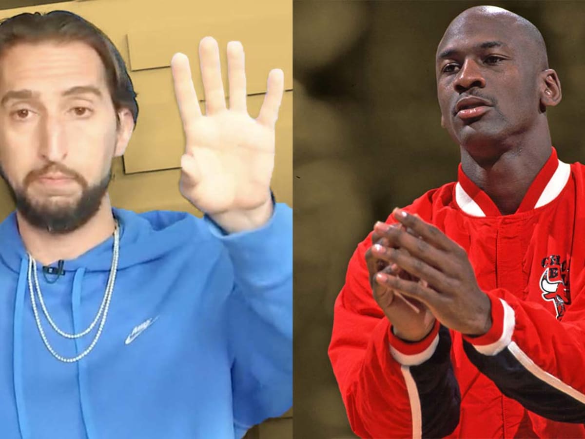 Nick Wright calls Michael Jordan s switch hands layup basic