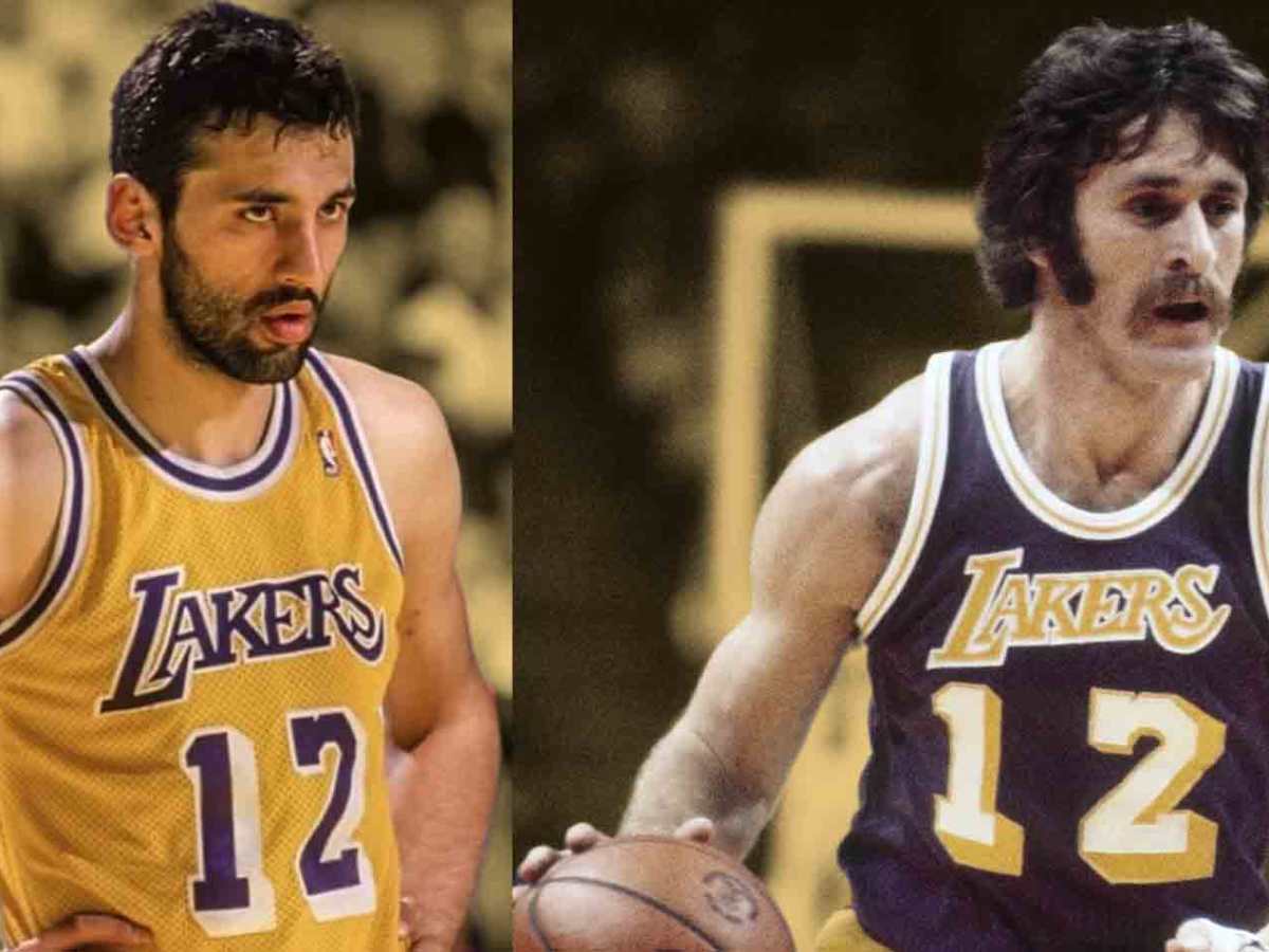 I heard Pat Riley wore that number here Vlade Divac explains why he chose jersey No.12 with the Lakers Basketball Network Your daily dose of basketball