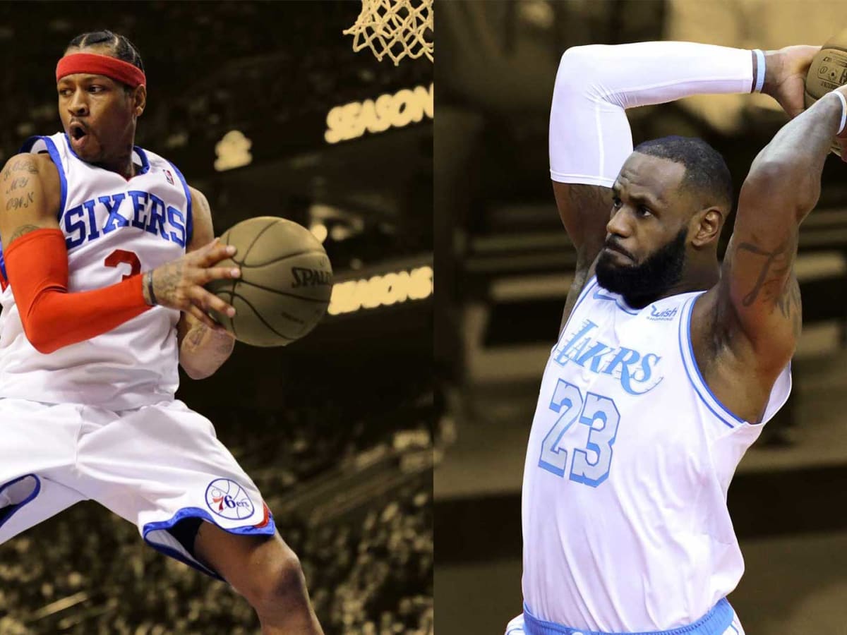 LeBron James on Allen Iversons s career and impact Basketball