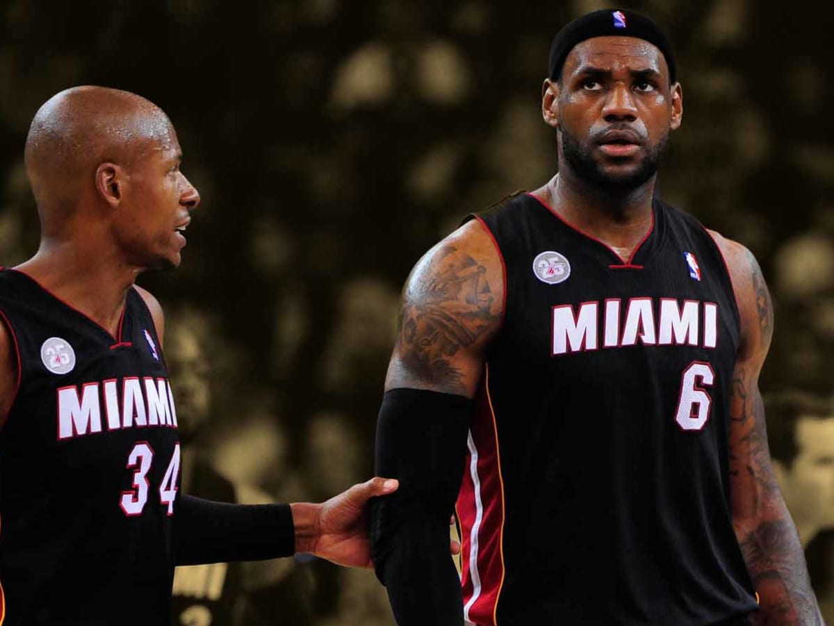 Ray allen lebron store james