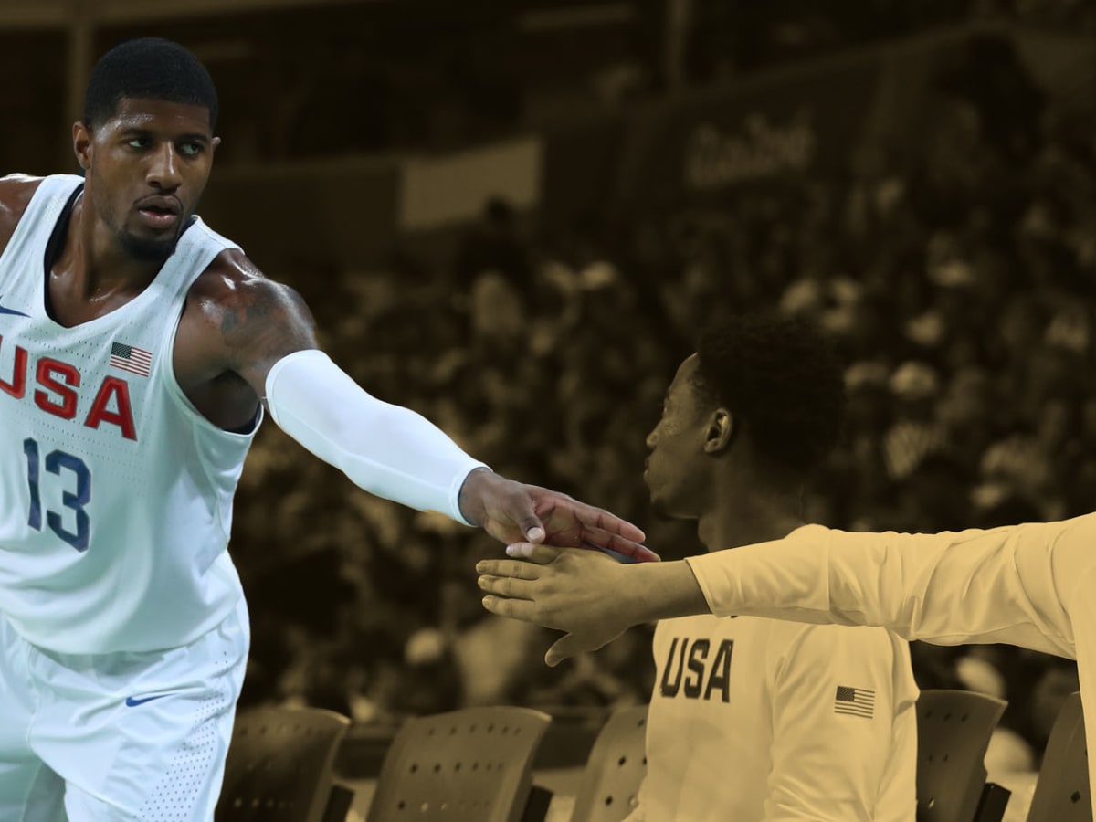 Paul george deals usa shirt