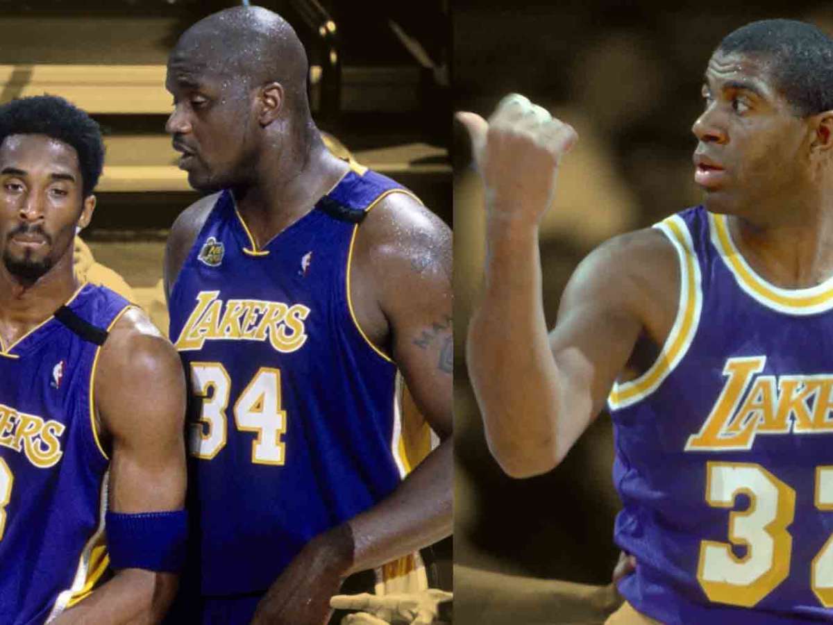 Magic johnson and kobe bryant 1996 sales