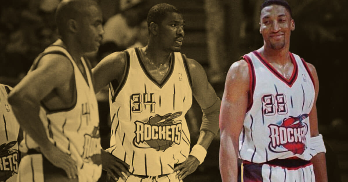 scottie pippen houston rockets jersey