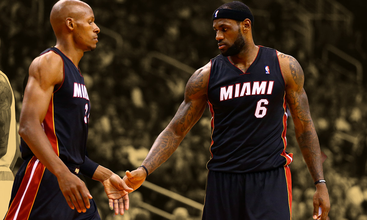 ray allen and lebron james