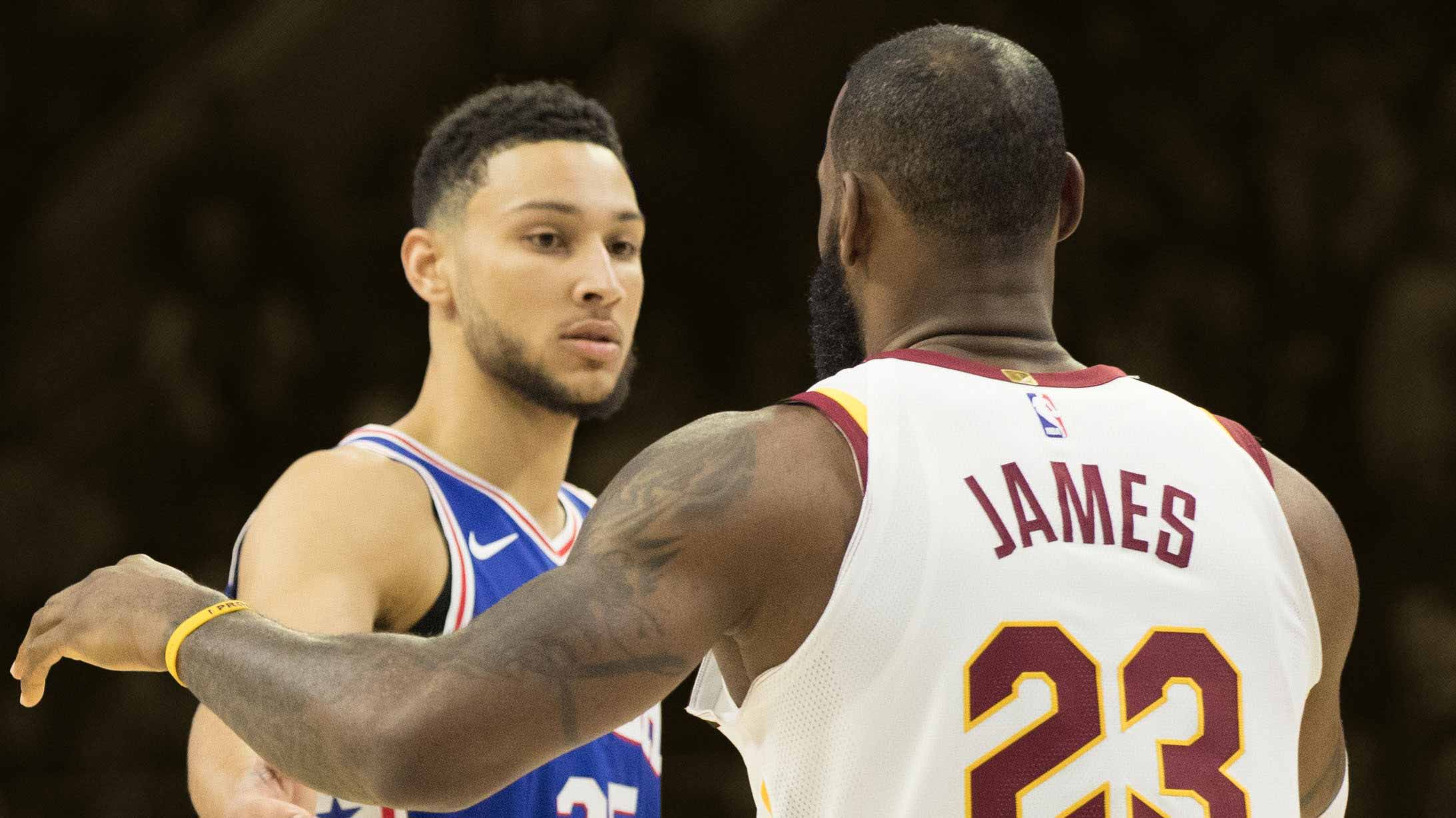 ben simmons and lebron james