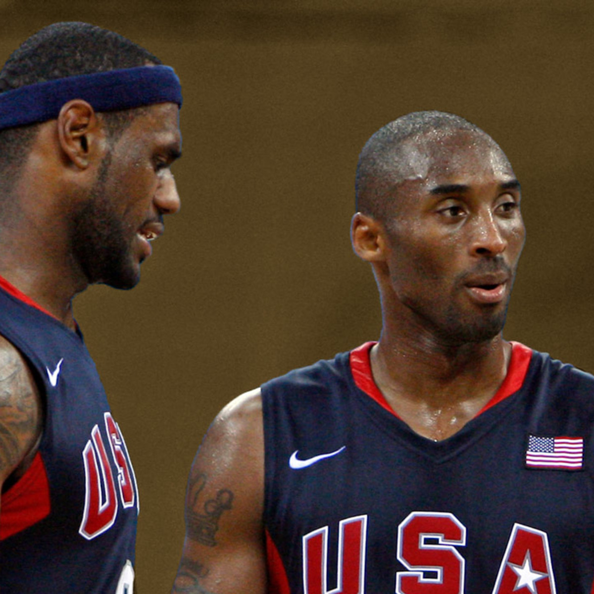 lebron kobe olympics