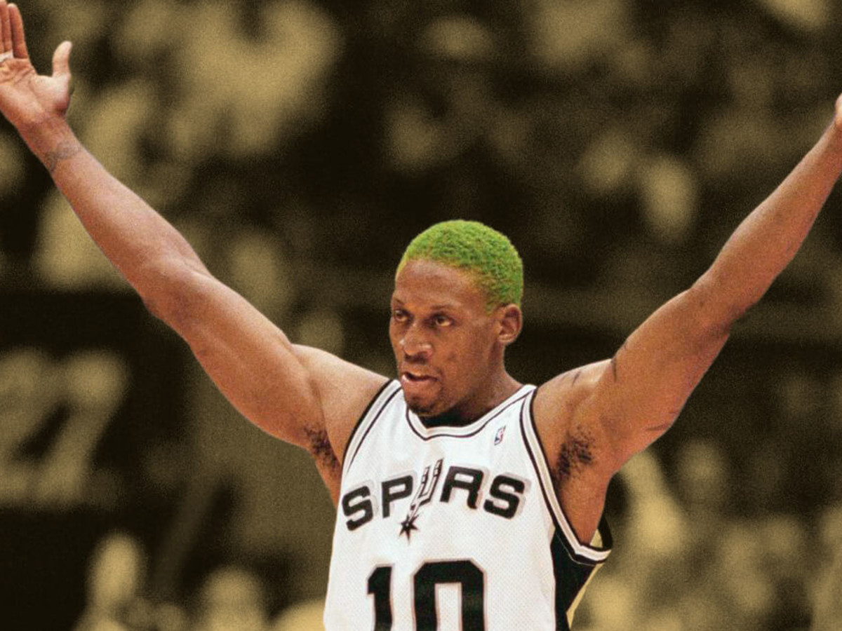Dennis Rodman's crazy stats in his first season with the Spurs