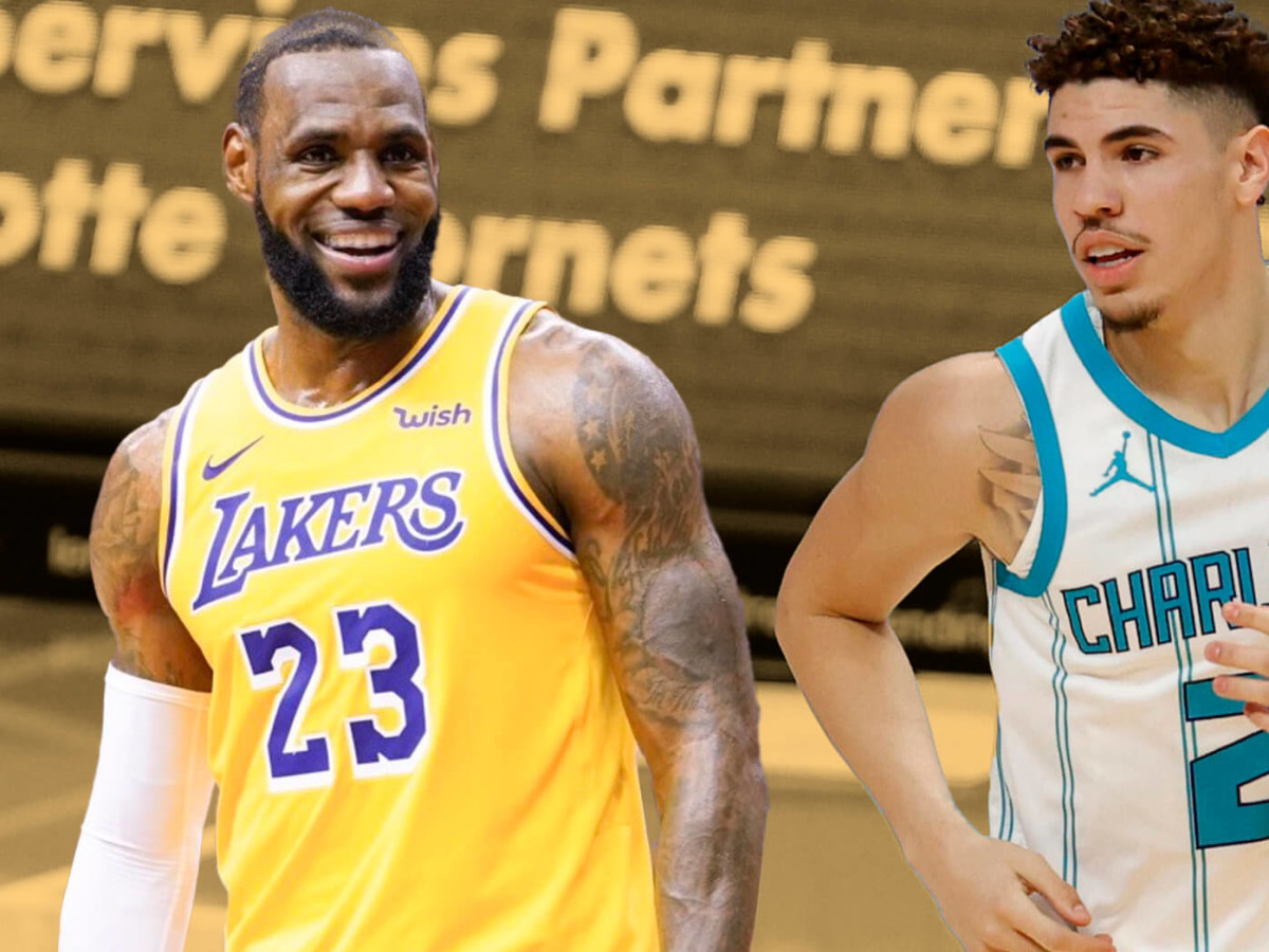 lebron james lamelo ball