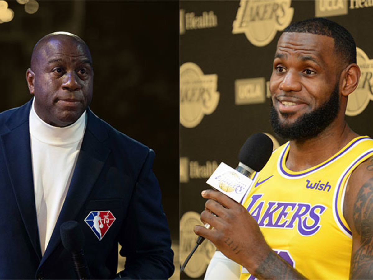 magic johnson lebron james