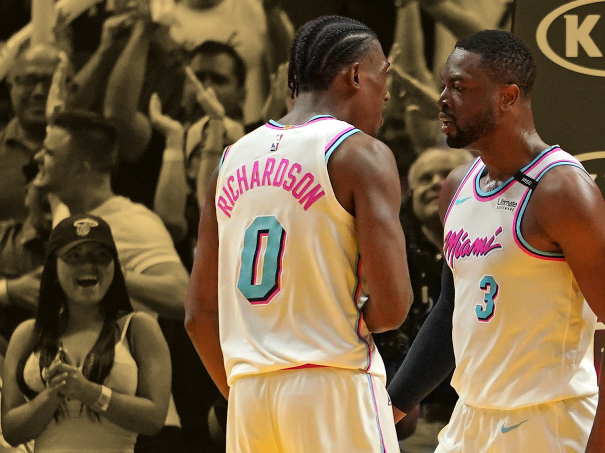 Josh Richardson on Dwyane Wade's epic performance in front of 'The