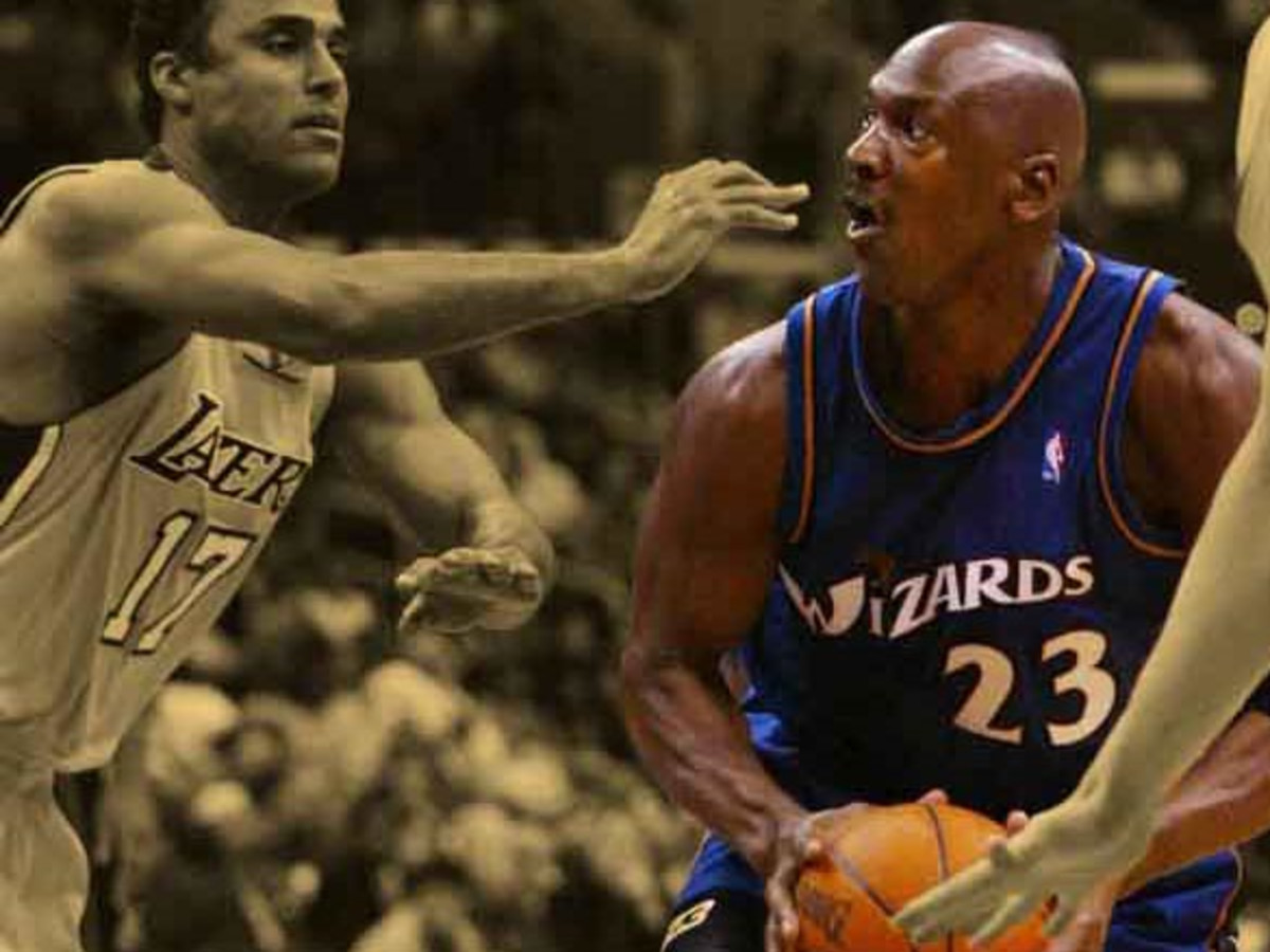 michael jordan wizards first game
