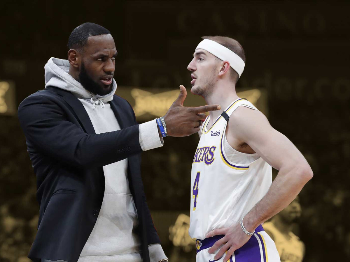 lebron james and alex caruso
