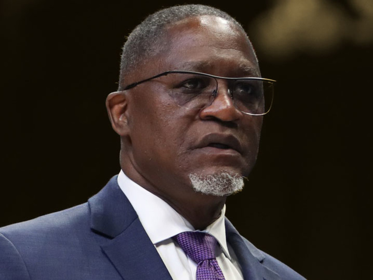 Dominique Wilkins Autographed and Framed Red Hawks Jersey JSA COA Autographs, image size:1200x900