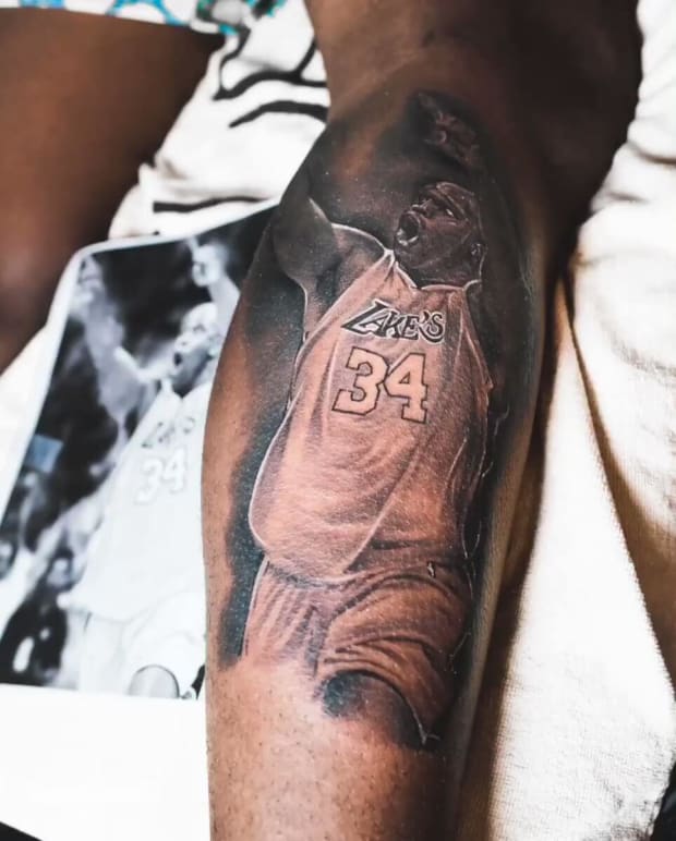 inkednba   shaq is one of the most dominant players to  Facebook