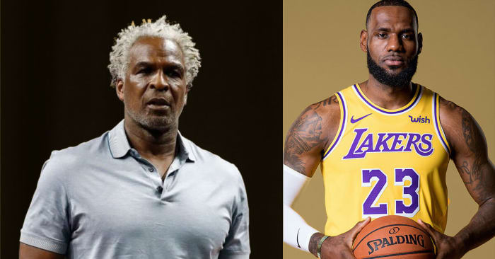Charles Oakley & LeBron James