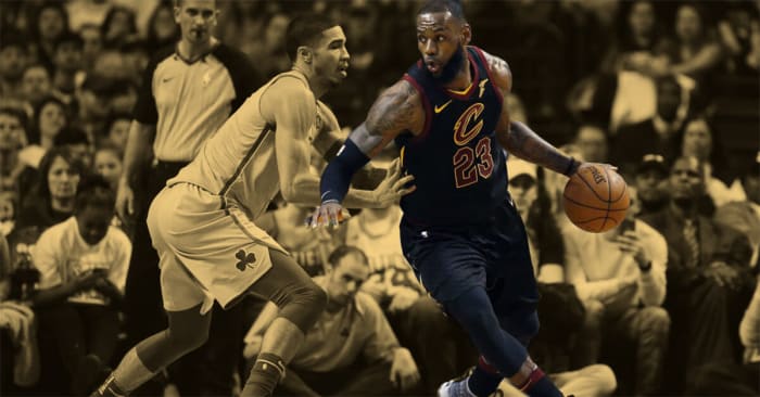 LeBron James & Jayson Tatum & Nico Mannion & Desmond Bane