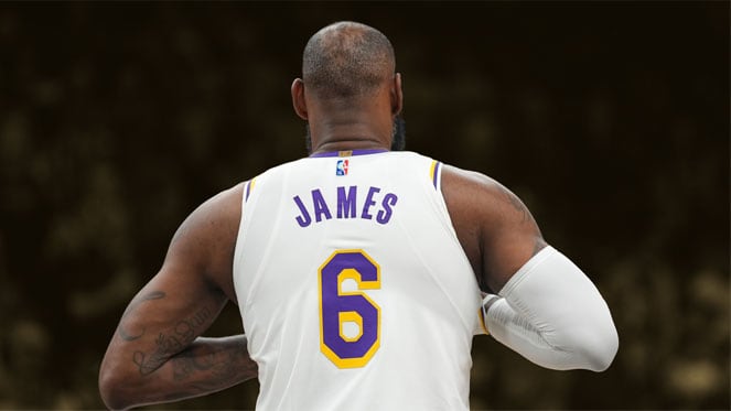 Los Angeles Lakers forward LeBron James