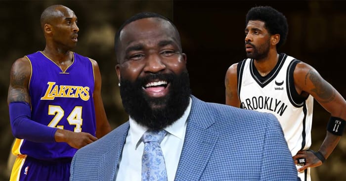 ESPN analyst Kendrick Perkins explains why Brookly Nets star Kyrie Irving is more skilled than the Lakers legend Kobe Bryant