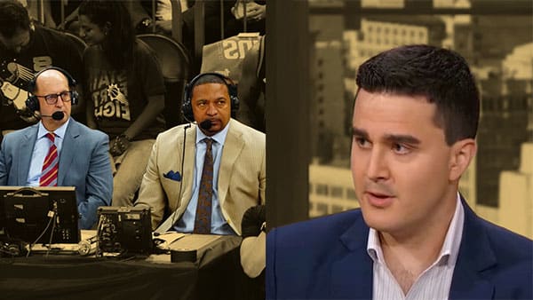 ESPN analysts Jeff Van Gundy and Mark Jackson, Ethan Strauss