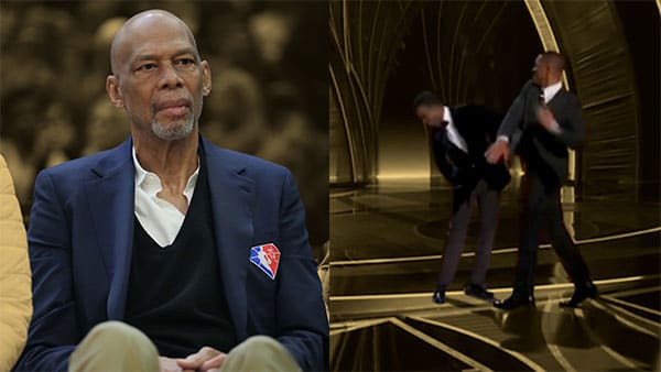 Kareem Abdul-Jabbar, Will Smith slapping Chris Rock at the Academy Awards
