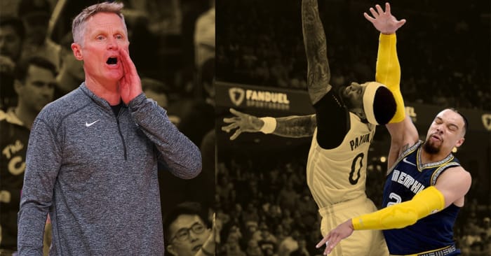 Steve Kerr said Dillon Brooks “broke the code” with his hard foul on Gary Payton II year