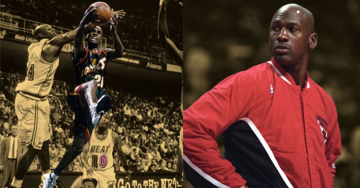 Gary Payton et Michael Jordan