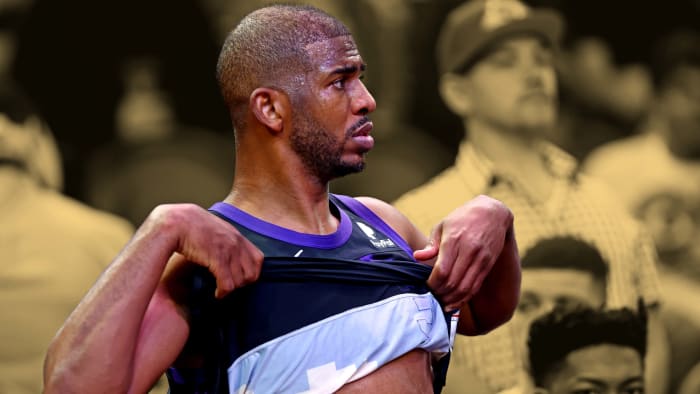 Chris Paul after a Game 7 loss to the Dallas Mavericks