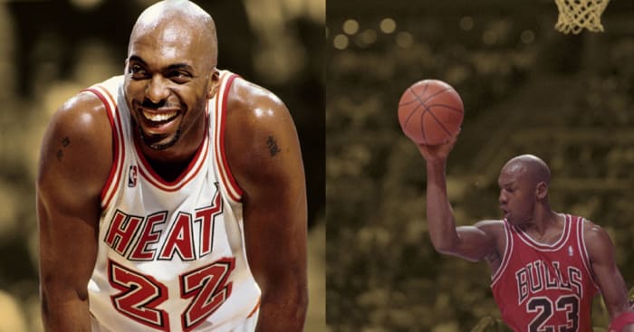 John Salley and Michael Jordan