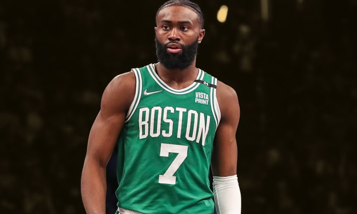 Jaylen Brown confesses to sneaking into a Louis Vuitton show: 'I ended up sitting next to Kanye'