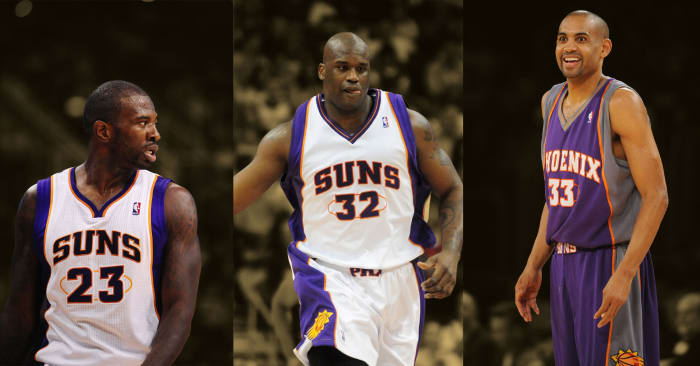 Jason Richardson, Shaquille O'Neal, and Grant Hill