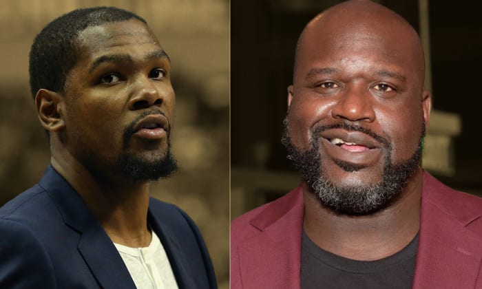 Kevin Durant responds to Shaquille O’Neal’s comments about how much players in the NBA are making nowadays