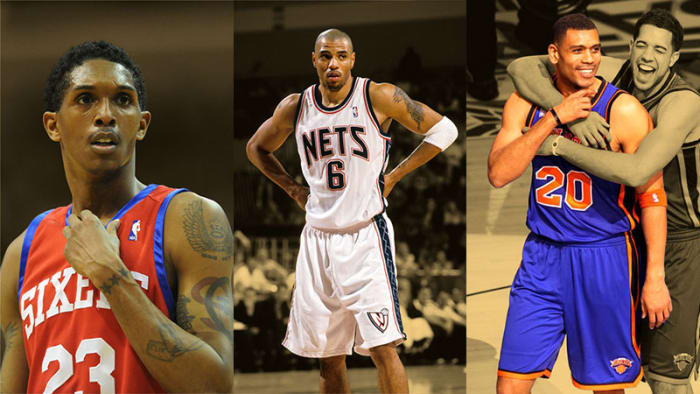 Philadelphia 76ers guard Lou Williams, New Jersey Nets forward Kenyon Martin, New York Knicks forward Allan Houston