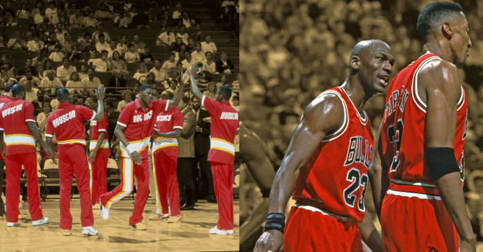 Hakeem Olajuwon and the 90s' Houston Rockets, Michael Jordan and Scottie Pippen