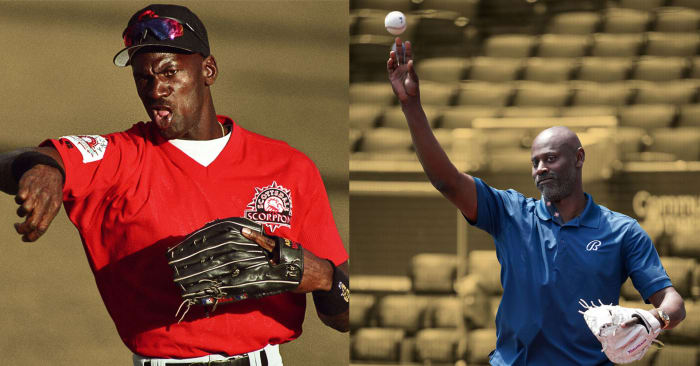 Michael Jordan and LaTroy Hawkins
