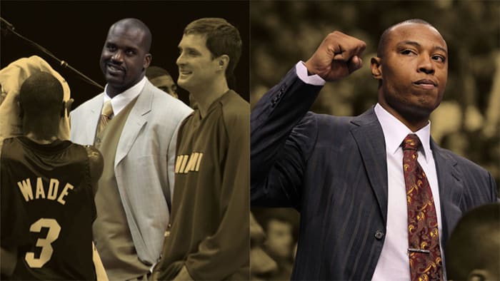 Miami Heat center Shaquille O'Neal, Caron Butler