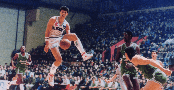 THE LATE GREAT DRAZEN PETROVIC ONCE scored 112 points in a single game