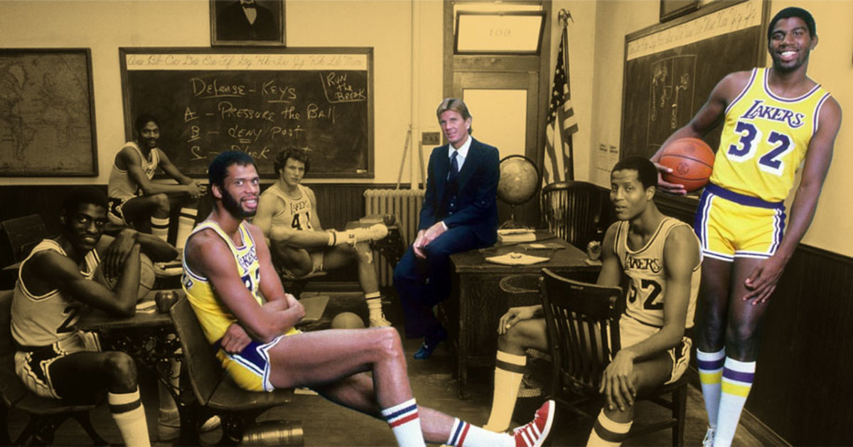 Paul Westhead, Magic Johnson, Kareem Abdul-Jabbar and the Lakers