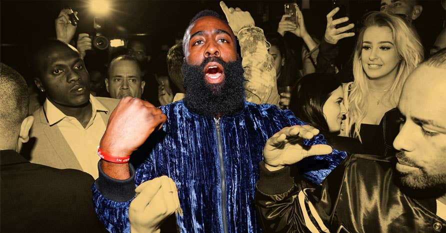 james harden sweet life