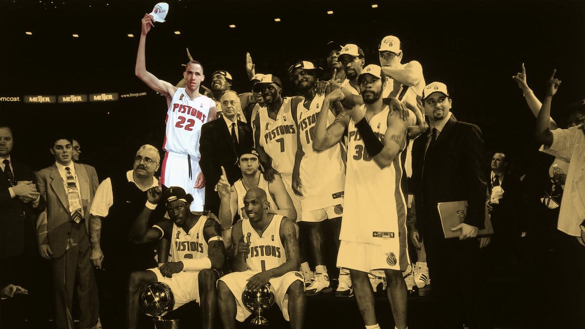 Look Back at the 2004 NBA Champions Detroit Pistons Basketball