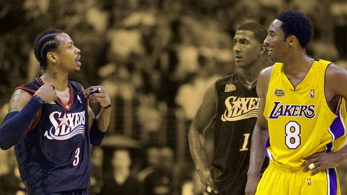 Allen Iverson rocking the Kobe Bryant - Basketball Network