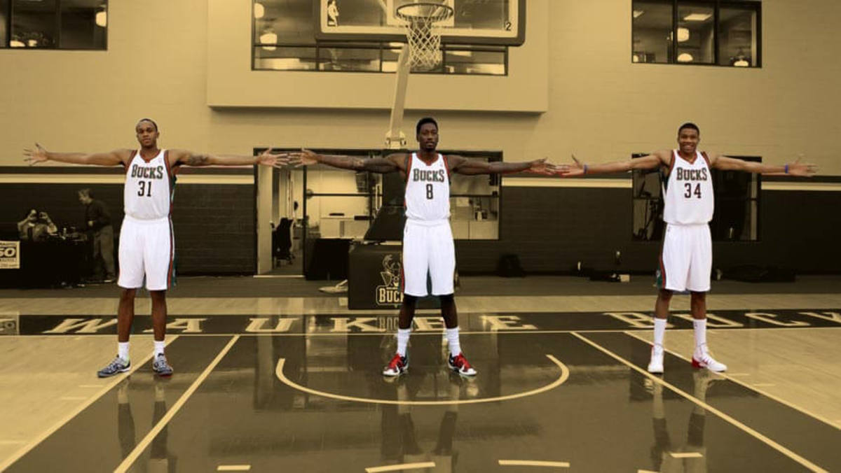 The tallest recorded starting lineups in NBA history Basketball