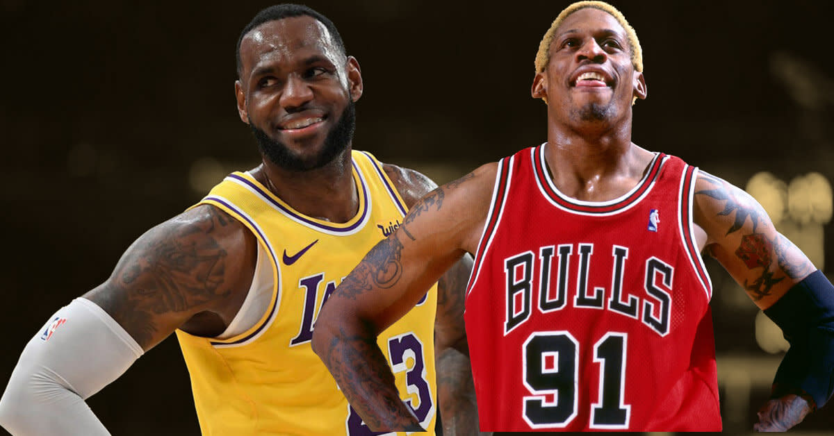John Salley breaks down why Dennis Rodman would have some success guarding LeBron James